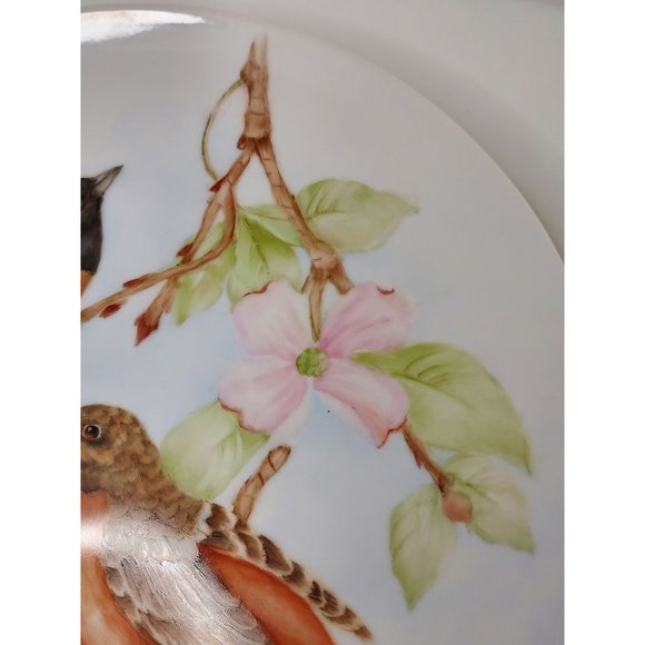 Robin Collector Plate - 10.5" Signed - Picture 4 of 6